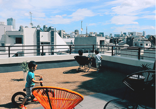 マンション共有庭