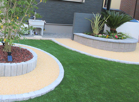 複雑な形状も綺麗に施工！